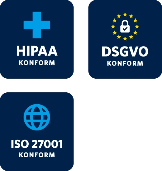 HIPAA, GDPR, ISO 27001 Compliant
